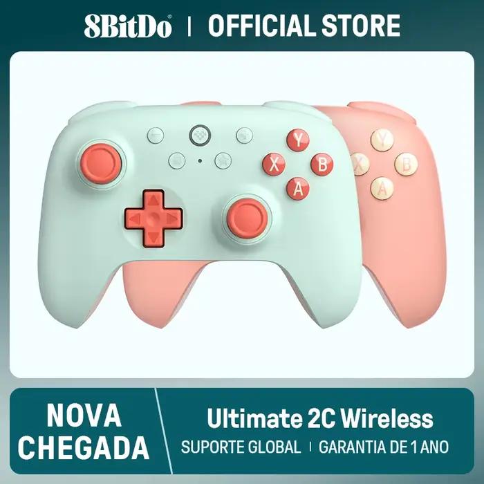 Nouveau contrôleur de jeu sans fil Ultimate 2C de 8BitDo pour PC, Windows 11, Android, Steam Deck et Raspberry Pi, manette de jeu avec boutons remappables R4 et L4, haute précision et réactivité, pour les amateurs de jeux vidéo et les compétiteurs