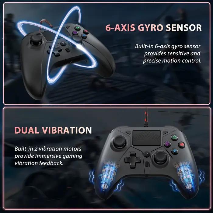 Manette de jeu pour playstation 5 PS5/PS4/Pc contrôleur de fil de Console avec déclencheur de Hall de pavé tactile Turbo