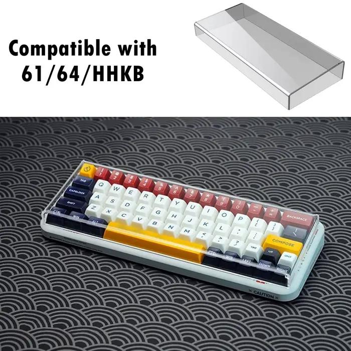 Housse anti-poussière pour clavier en acrylique