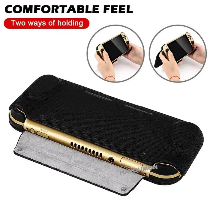 Étui de protection pour Switch Lite avec coque avant magnétiquement détachable pour accessoires de jeu