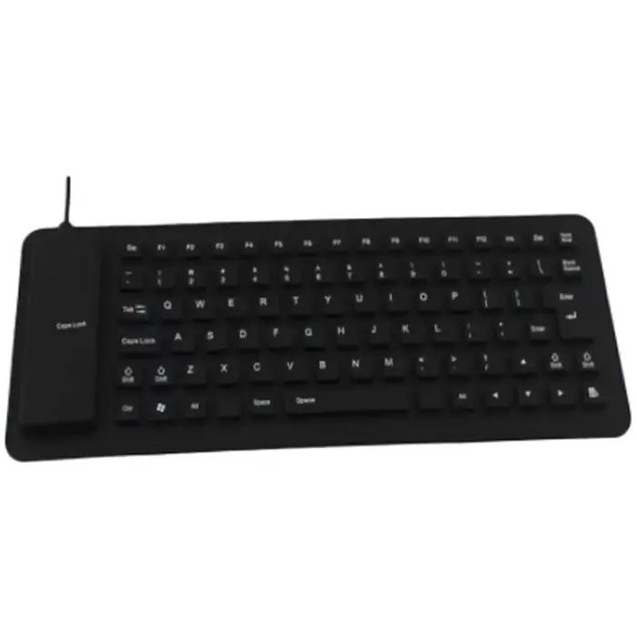 Mini clavier USB de jeu pliable en Silicone