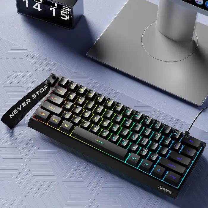 EWEADN Mini clavier de jeu à 61 touches