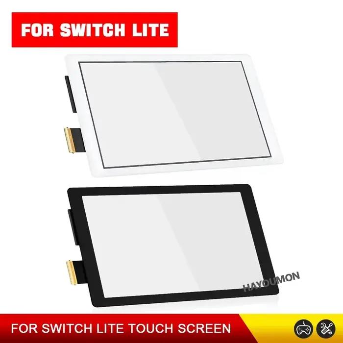 Écran tactile noir et blanc pour console de jeu Switch Lite