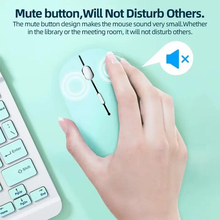 Souris sans fil Bluetooth pour iPad Samsung Huawei Lenovo tablette Android Windows