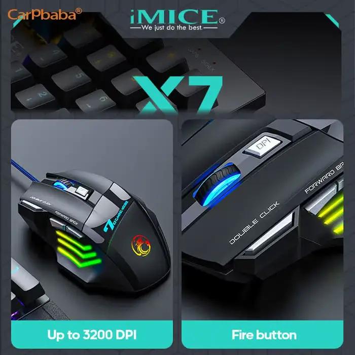 Souris de jeu optique IMICE X7