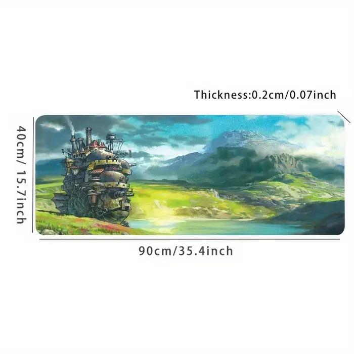 Tapis de souris de jeu Kawaii Studio – Grande base en caoutchouc antidérapante pour ordinateur