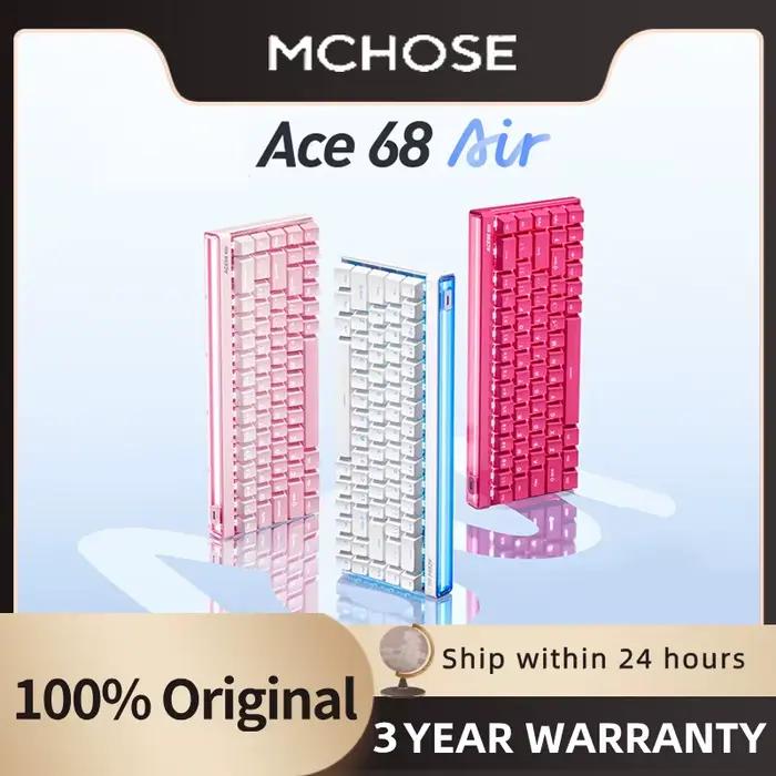 Clavier mécanique MCHOSE Ace 68 Air avec connexion par câble de jeu personnalisée RT