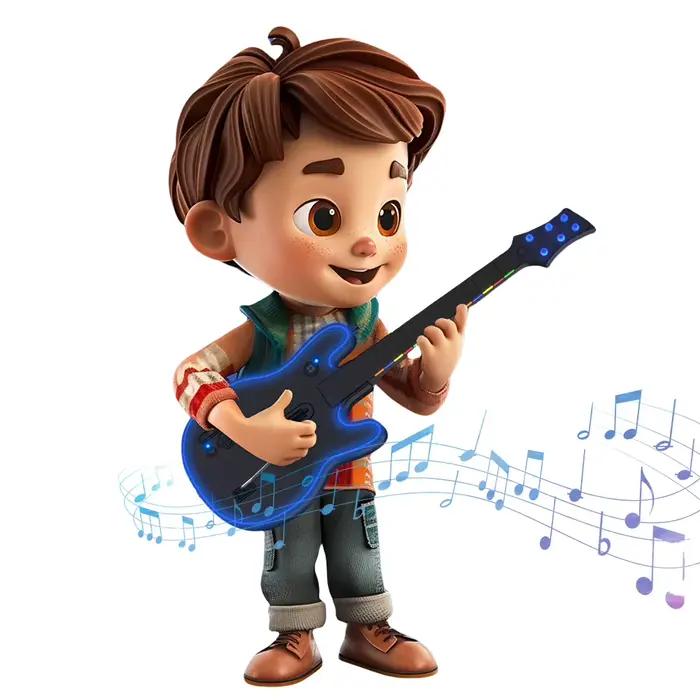 Contrôleur de guitare sans fil 2.4G