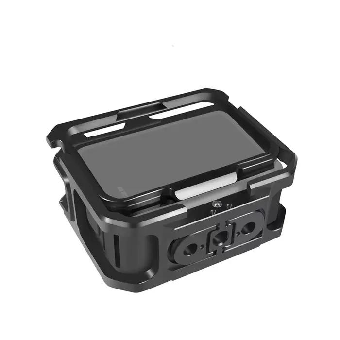 Pour GoPro Hero 13 12 accessoires cadre en aluminium boîtier alliage protecteur coque Cage adaptateur pliant magnétique pour Go Pro Hero 11 10 9