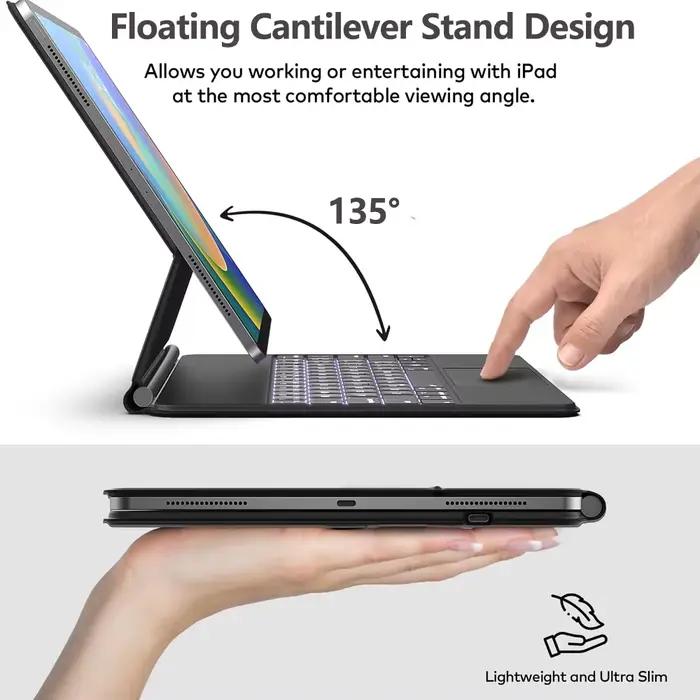 Clavier magique pour iPad 11e génération A16 2025 11 "A3354 A3355
