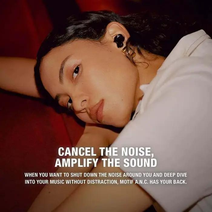 Écouteurs sans fil à réduction de bruit pour casque audio Bluetooth Marshall Motif A.N.C TWS pour Oppo A98 Vivo V27 Pro