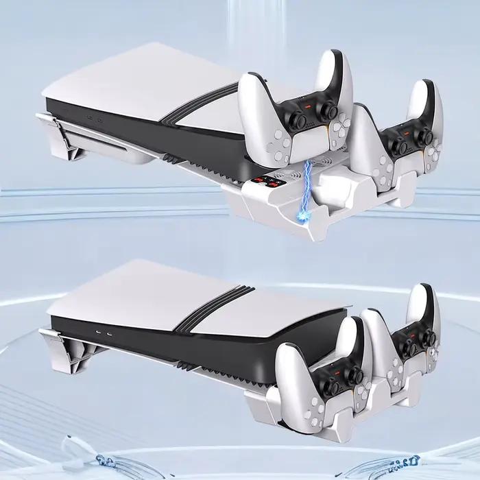 Station de charge pour manettes avec ventilateur de refroidissement à 3 niveaux