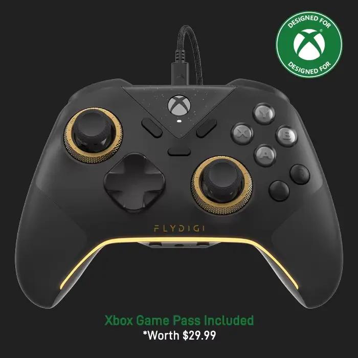 Manette filaire FLYDIGI VADER 5S avec joysticks à tension réglable FORCEFLEX et gâchettes FORCESWITCH pour Xbox Series