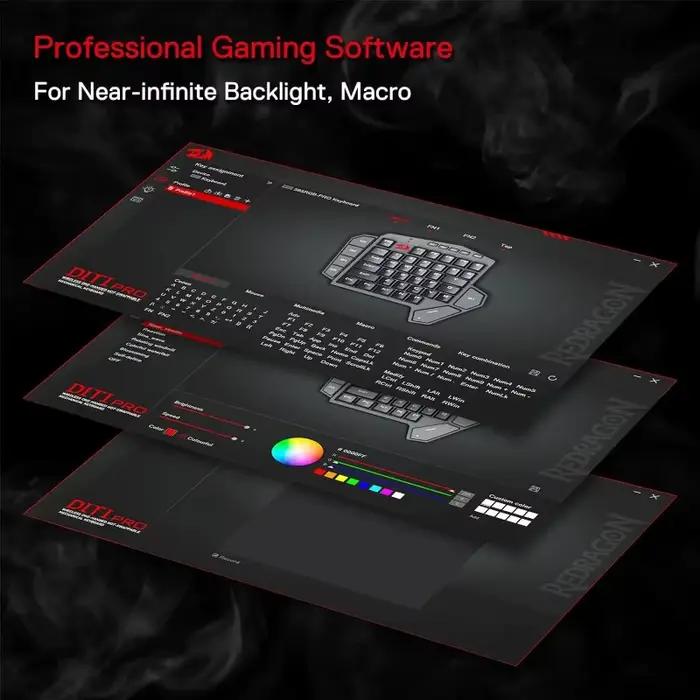 Nouveau clavier mécanique sans fil Redragon K585 PRO à une main