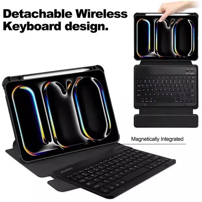 Pour Xiaomi Pad 7 Pro 7 11,2 pouces Mi Pad 6 Pro pour Xiaomi Pad 8 Pro 8 11,2 Étui avec clavier Coque magnétique rotative à 360 degrés