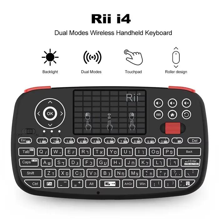 Rii-Mini clavier portable sans fil i4