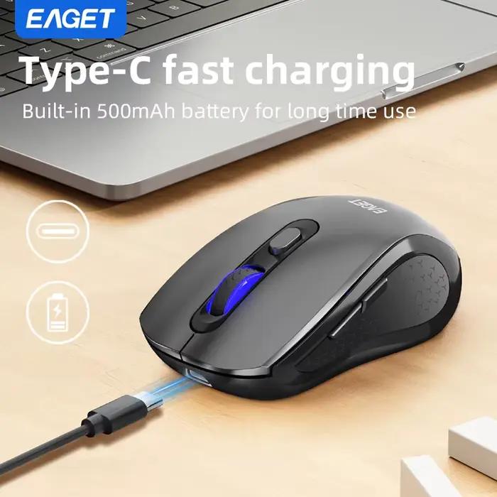 Eaget-Souris sans fil Bluetooth 5.2