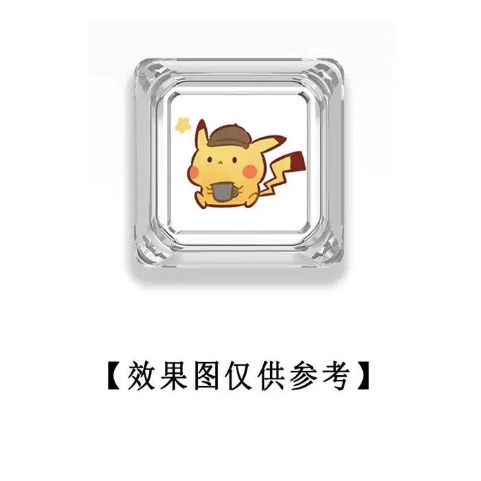 Nouveaux keycaps transparents Anime Pokémon Psyduck pour clavier mécanique à axe transversal