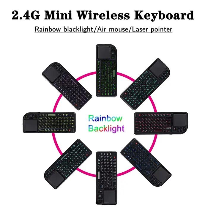 Clavier sans fil 2.4G RF klawiatura 3 en 1