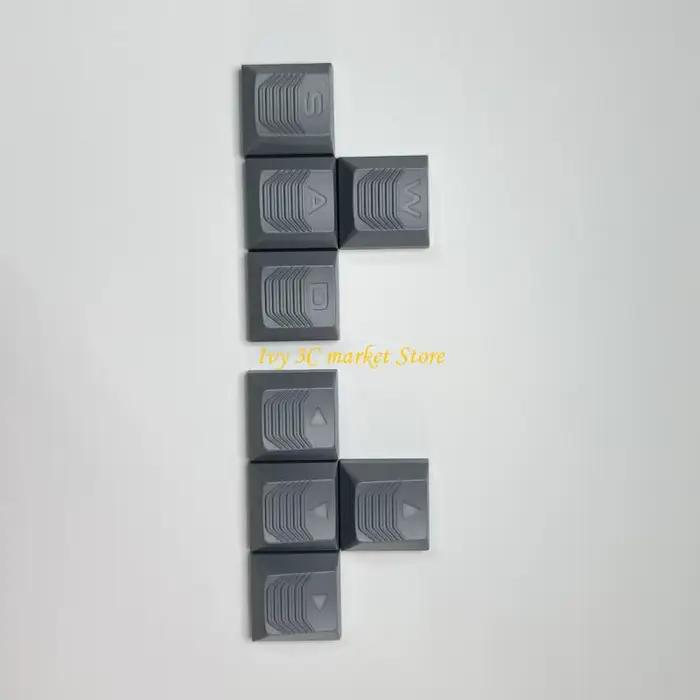 D7YC WASD CLIES COURCES KEYCAPAPS Backlights Translucent Améliorent le clavier jeu pour les joueurs les programmeurs