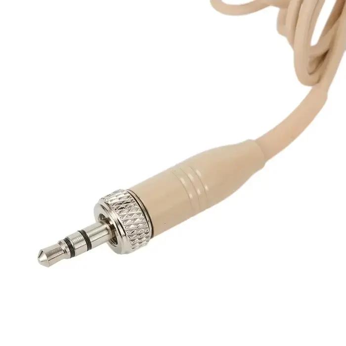 Casque d'écoute à double crochet d'oreille avec microphone confortable 3.5mm 3 broches pour connexion XLR 4 broches pour pièces de musique SHURE occasions spéciales musiciens et orateurs