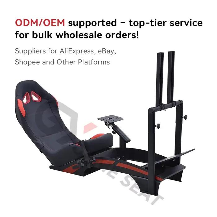 Siège de simulateur de course GY046-4 pour jeux de course automobile