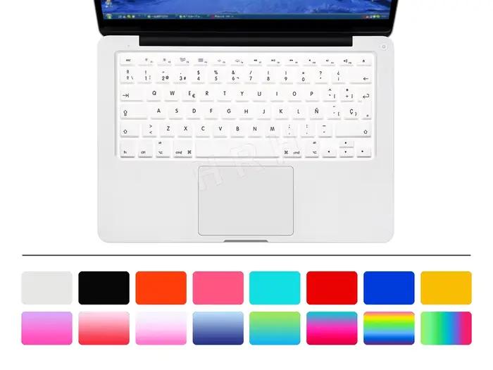 Clavier espagnol ue US pour Macbook Air Pro Retina 13 15 housse