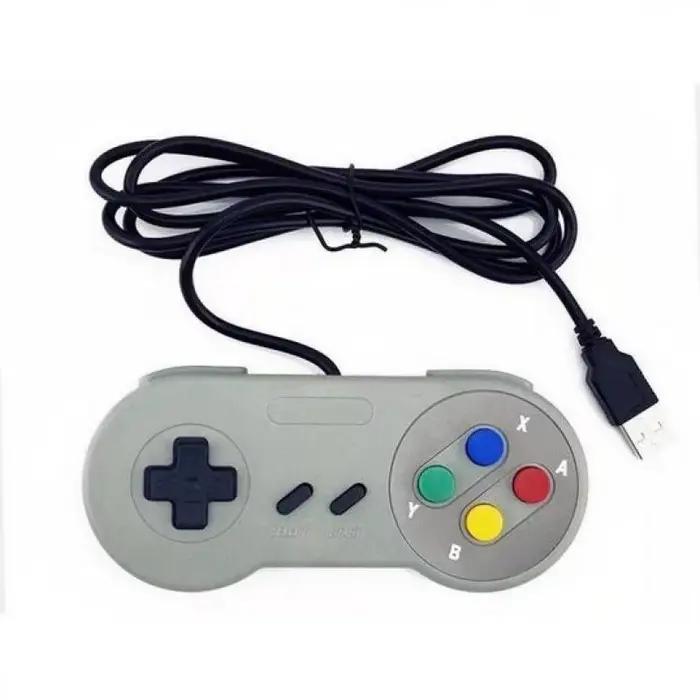 SNES/SFC contrôleur classique manette de jeu filaire contrôle 16 bits système de divertissement rétro Console de jeu vidéo accessoires Joypad de jeu