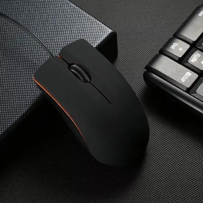 Souris optique filaire USB universelle pour ordinateur portable et de bureau - Interface