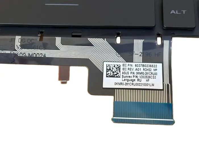 Clavier russe de remplacement US/RU/SP pour ordinateur portable ASUS TUF Dash F15 FX516 FX516P FX516PR FX516PM FX516PE