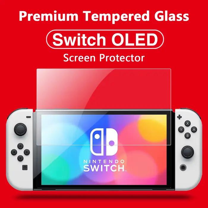 Protecteur d'écran en film de verre trempé durable pour Nintendo Switch Lite HD résistant aux rayures pour joueurs voyageurs et passionnés