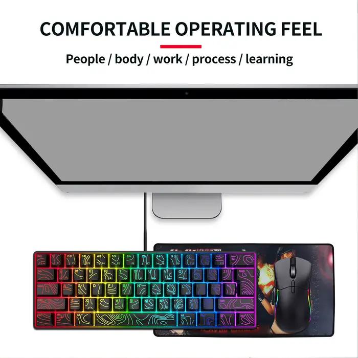 Clavier de jeu RGB 61 touches