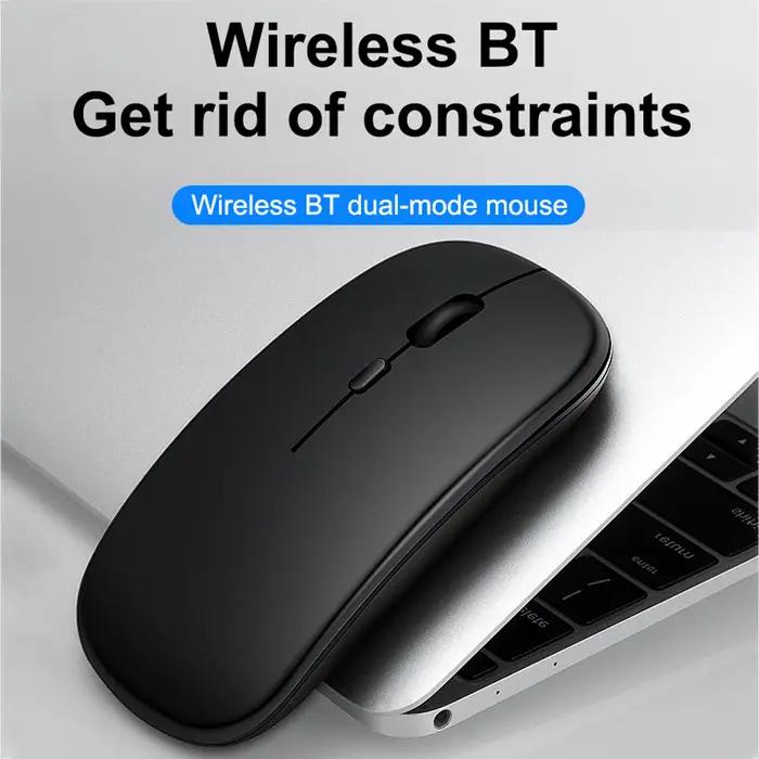 Souris sans fil avec double mode compatible Bluetooth 2.4G