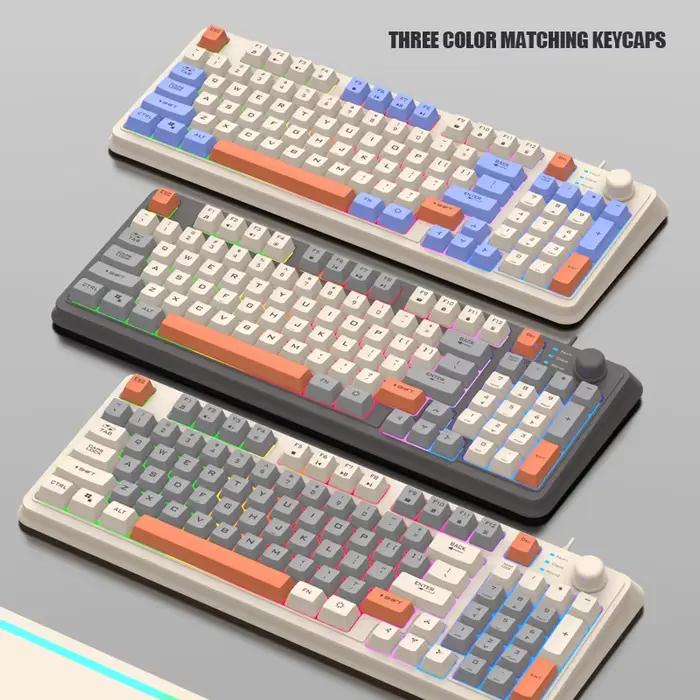 Le clavier de jeu K82 brille au fil USB pour ordinateur de bureau/ordinateur portable disponible