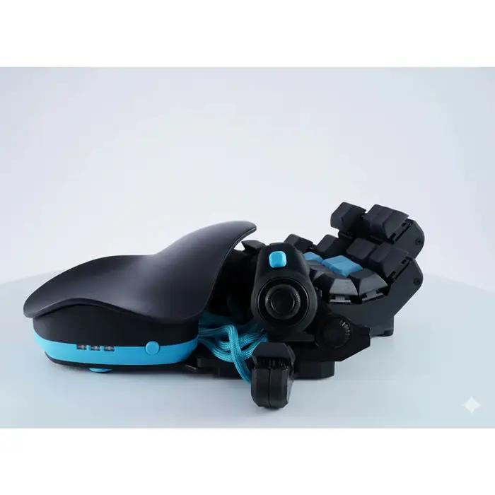 Clavier de jeu mécanique pour gauchers GameClaw avec joystick filaire réglable WASD