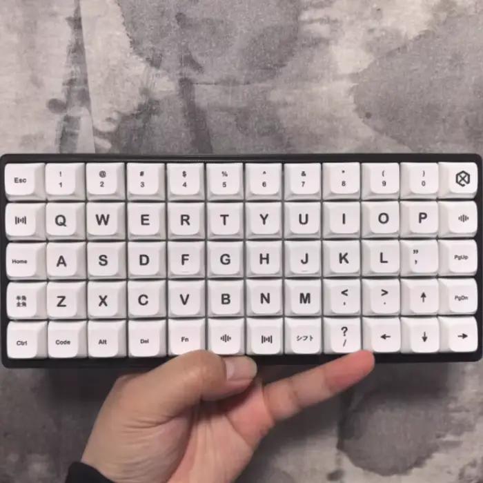 Planck 50 clavier tri-mode disposition compacte personnalisé échange à chaud 2.4G sans fil VIA 50%