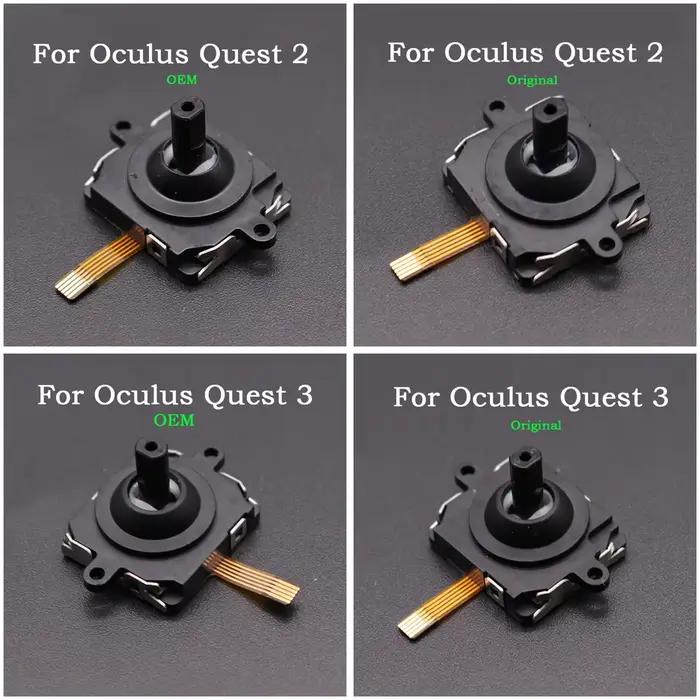 Nouveau joystick analogique 3D pour Meta Oculus Quest 2 3 Pro controleurs module de bascule pieces de reparation accessoires en couleur bleue gris noir vert