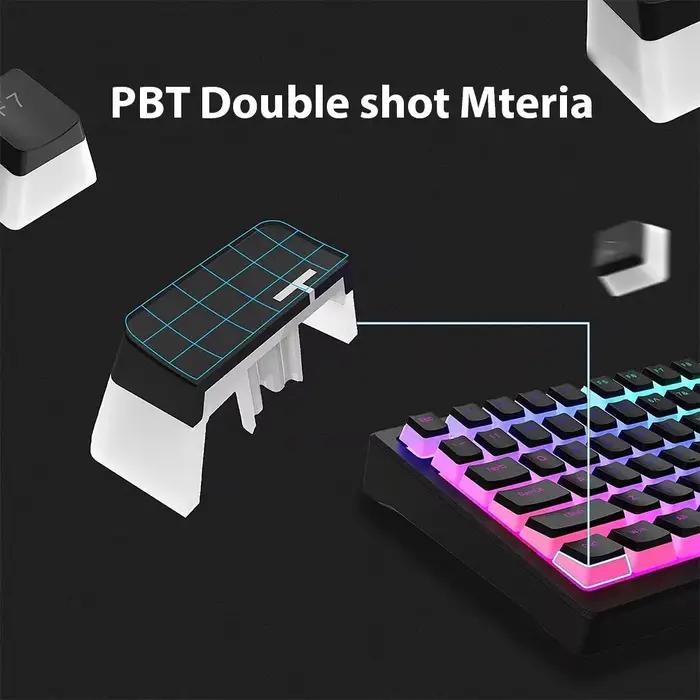 130 touches Pudding Keycaps pour 61 68 84 87 96 98 100 104 108