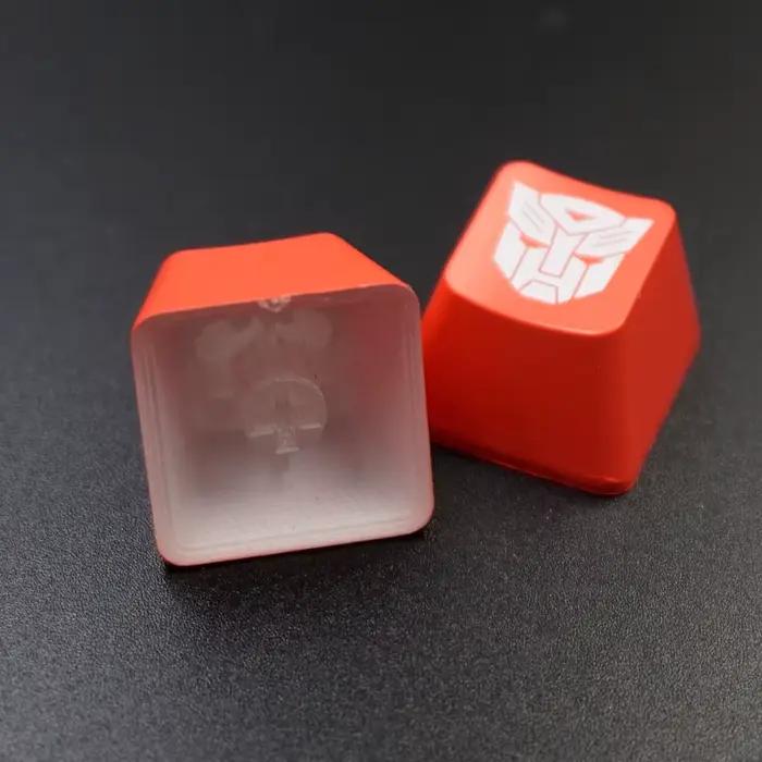 Clavier mécanique personnalité rétro-éclairage keycap rouge pour transformateurs chauve-souris araignée Iron man Alien punisseur crâne bilibili ROG Girl