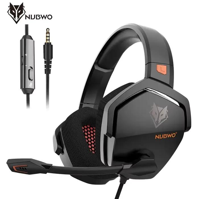 NUBWO N16 casques Gamer HIFI suppression du bruit micro son stéréo conception confortable porter des écouteurs de jeu