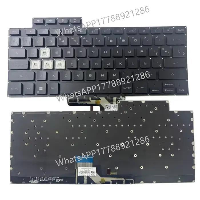 Clavier russe de remplacement US/RU/SP pour ordinateur portable ASUS TUF Dash F15 FX516 FX516P FX516PR FX516PM FX516PE