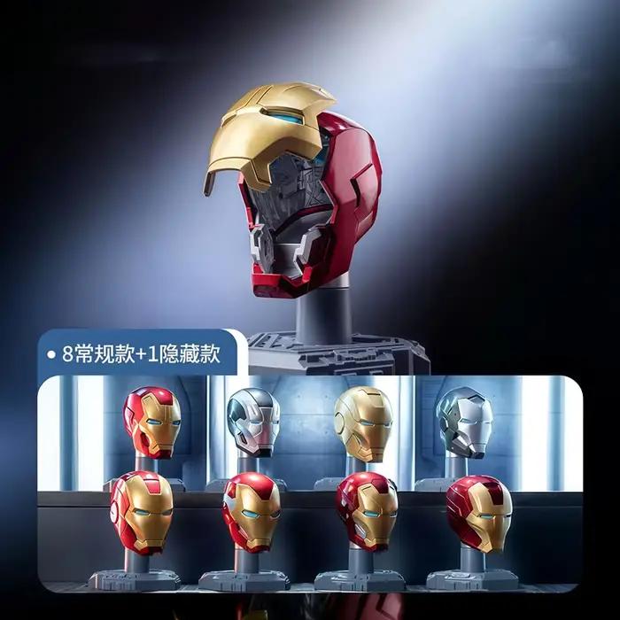 MORSTORM Tony Stark Iron Man casque MK7 MK15 MK46 MK85 MK42 MK21 MK 16 figurine Anime modèle assemblage jouets boîte aveugle cadeau de noël