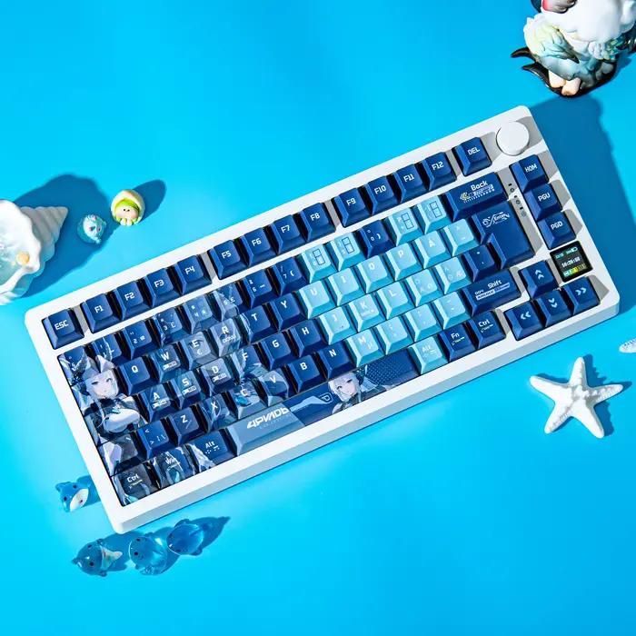 Capuchons de touches de dessin animé AZERTY
