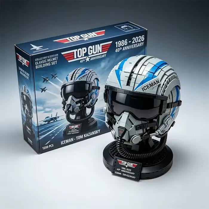 Ensemble de blocs de construction de casque Maverick