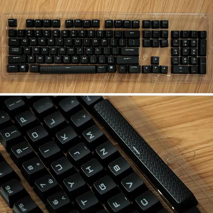 Capuchons de touches pour clavier Corsair K70 K95 K63 K65 Tab Ctrl Espace Capslock Shift WASD Flèche Espagne Français Allemand UE DN Italien