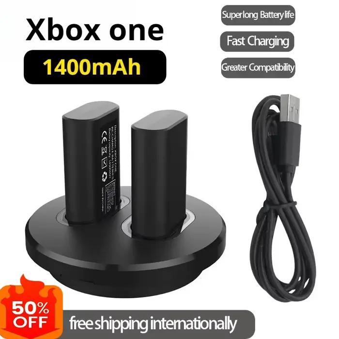 Pack de batteries rechargeables 1400 mAh pour manettes Xbox Series X/S