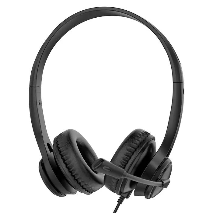 3.5mm/USB casque d'ordinateur avec Microphone antibruit chat réseau enseignement vidéoconférence stéréo filaire
