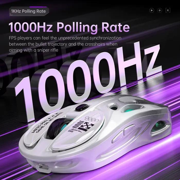 FMOUSE M235Pro souris sans fil Bluetooth e-sports trois modes ordinateur portable jeu de bureau RGB creux léger modélisation de voiture de sport