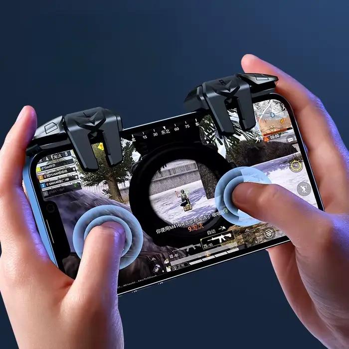 Le déclencheur de jeu mobile G21 est un manette de jeu ergonomique rétractable avec boutons auxiliaires