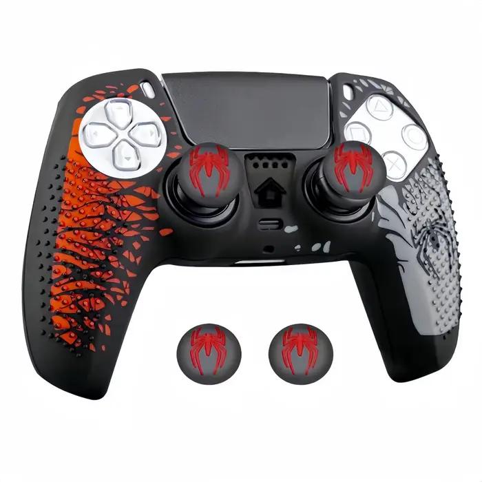 Coque de protection antidérapante en silicone pour manette PS5